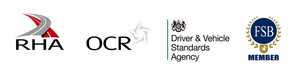 SRC Driver Training has affiliations with RHA, OCR, Driver & Vehicle Standards Agency and FSB